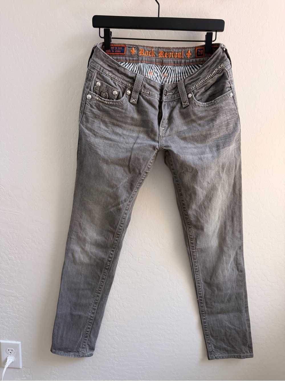 Rock Revival Women's Celine Gray Skinny Jeans